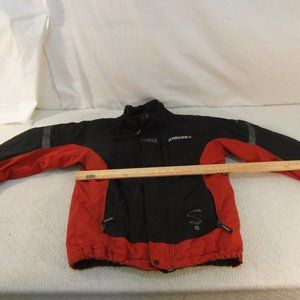 YOUTH TEEN sz18 SPYDER STRYKE RED BLACK MOTOCROSS FULL ZIPPER JACKET IG 492